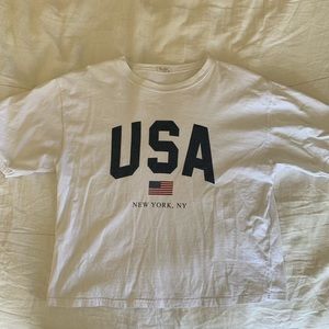 Brandy Melville USA white t-shirt